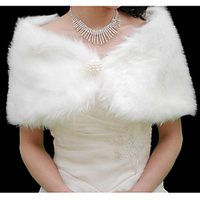 Faux Fur Special Occasion/ Wedding Shawl Faux Fur Special Occasion/ Wedding Shawl