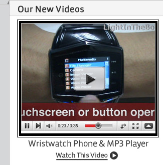 Wristwatch Phone & MP3 Player 