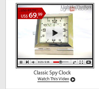 Classic Spy Clock