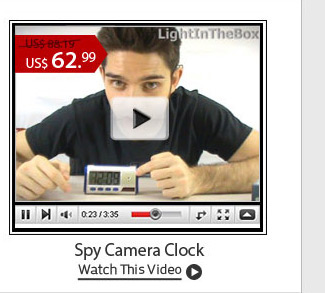 Spy Camera Clock