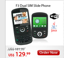 F3 Dual SIM Slide Phone