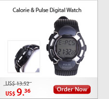 Calorie & Pulse Digital Watch 