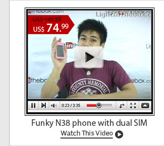 Funky N38 phone with dual SIM