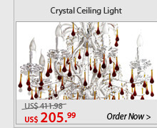 Crystal Ceiling Light 