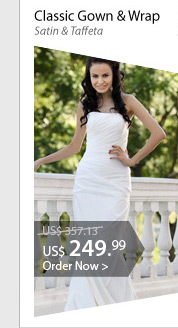 Classic Gown with Wrap