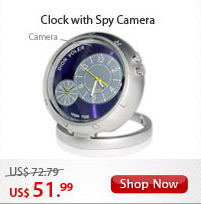 Clock with Spy Camera