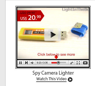 Spy camera lighter
