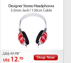 Designer Stereo Headphones