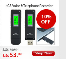 4GB Voice & Telephone Recorder